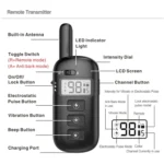 Remote Control Trainer Dog Collar Automatic Bark Stop Device - Image 3