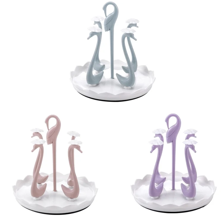 TBD0602466401A_1.webp Home Portable Drainer Cup Holder With Rotatable Tray, Specification: - Image 7