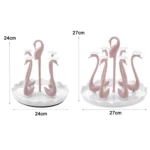 Home Portable Drainer Cup Holder With Rotatable Tray, Specification: - Image 2