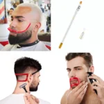 2 Sets Beard Styling Board Shaving Barber Tools, Style: - Image 4