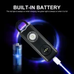 Anti-wolf Alarm Rechargeable Female Student Self-defense Keychain - Image 6