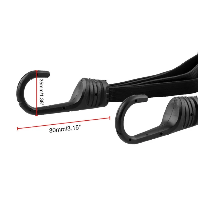 TBD06024702_2.webp 3 PCS Motorcycle Helmet Luggage Strap Universal Elastic Band Fuel Tank Net Rope - Image 3