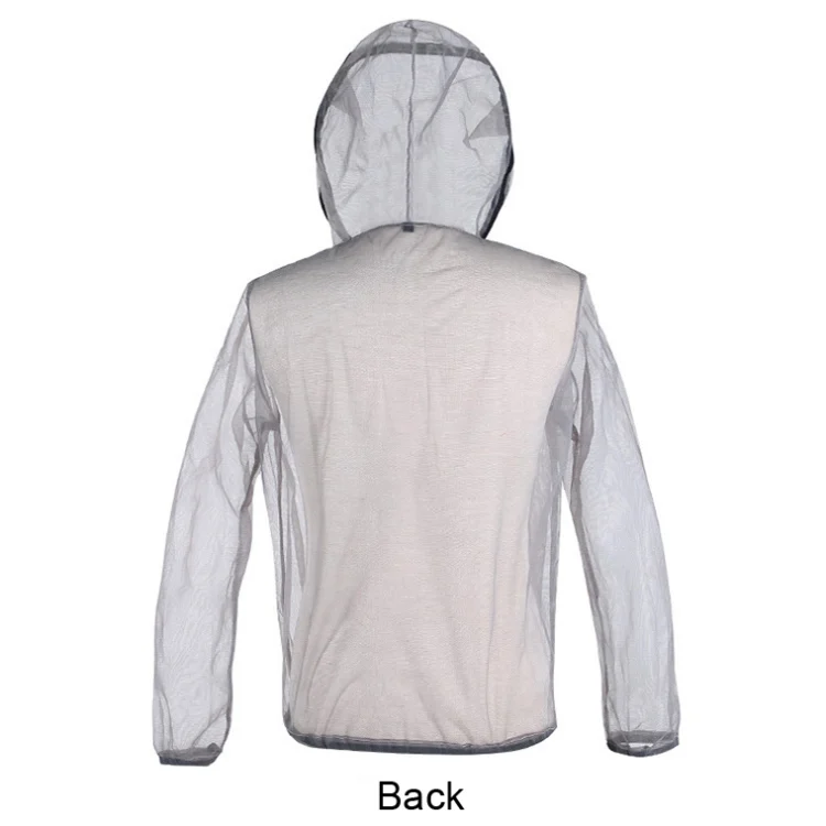TBD0602470901_B2.webp Jungle Expedition Breathable Insect-proof Jacket With Hood Anti-bite Mesh Gauze Cloth - Image 3
