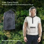 Jungle Expedition Breathable Insect-proof Jacket With Hood Anti-bite Mesh Gauze Cloth - Image 7