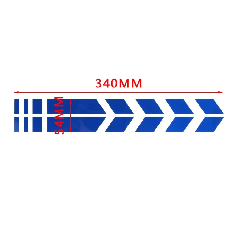 TBD0602471801_B2.webp 10 PCS Car Stripe Reflective Sticker Motorcycle Fender Arrow Stickers - Image 3