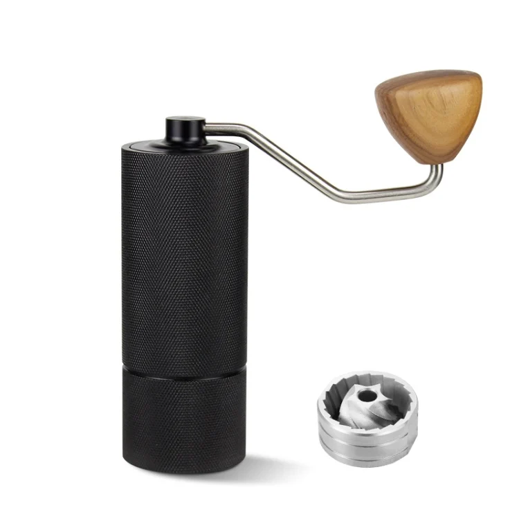 CNC Stainless Steel Hand Crank Coffee Bean Grinder