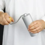 CNC Stainless Steel Hand Crank Coffee Bean Grinder - Image 7