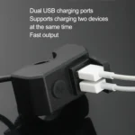Motorcycle Dual USB Mobile Phone Charger 5V 3A Fast Charging - Image 4
