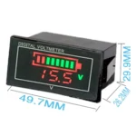 Car Waterproof DC Digital Voltmeter Battery Percentage Display - Image 2