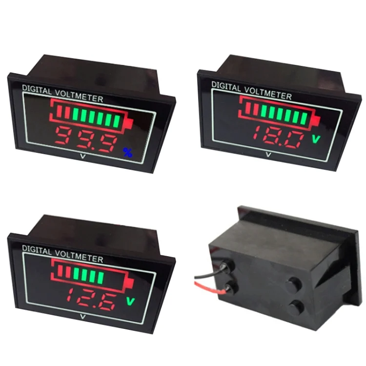 TBD0602473301_B2.webp Car Waterproof DC Digital Voltmeter Battery Percentage Display - Image 3