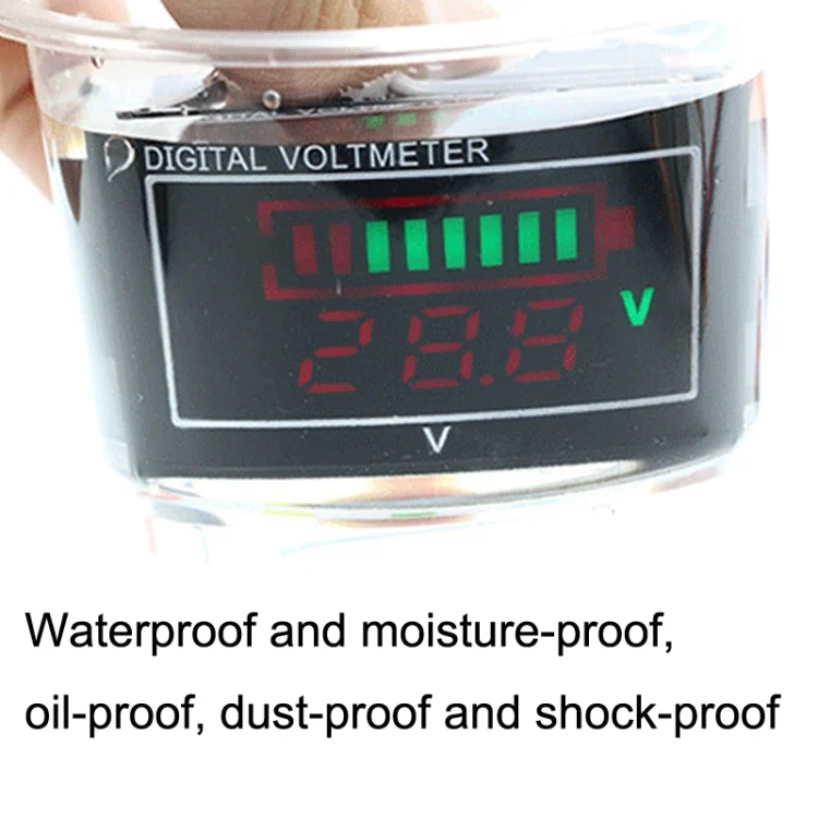 TBD0602473301_B4.webp Car Waterproof DC Digital Voltmeter Battery Percentage Display - Image 5