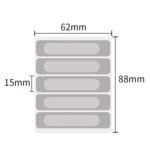 5pcs / Set ZX017 Screen Window Self-adhesive Drain Hole Mosquito Sticker - Image 3