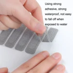 5pcs / Set ZX017 Screen Window Self-adhesive Drain Hole Mosquito Sticker - Image 5