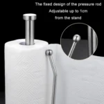 Stainless Steel Roll Paper Cling Film Vertical Stand, Shape: - Image 6