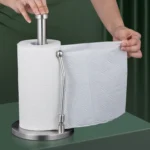 Stainless Steel Roll Paper Cling Film Vertical Stand, Shape: - Image 7