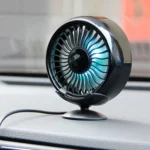 F102 Vehicle Dashboard Multi-function USB Colorful Lights Fan - Image 4