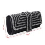 Ladies Evening Bag Shoulder Bag Hand Messenger Bag - Image 3
