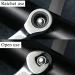 Combination Ratchet Wrench with Flexible Head Dual-purpose Ratchet Tool - Image 5