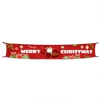Christmas Ornaments Letters Banner Festive Party Scene Arrangement Props,Size:300 x 50cm