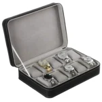 10 Bit Zipper Watch Box Storage Display Box PU Zipper Bag Watch Box - Image 5