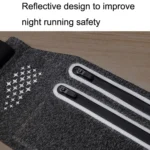 Outdoor Double Zipper Sports Waterproof Lycra Body Slim Waist Bag - Image 5