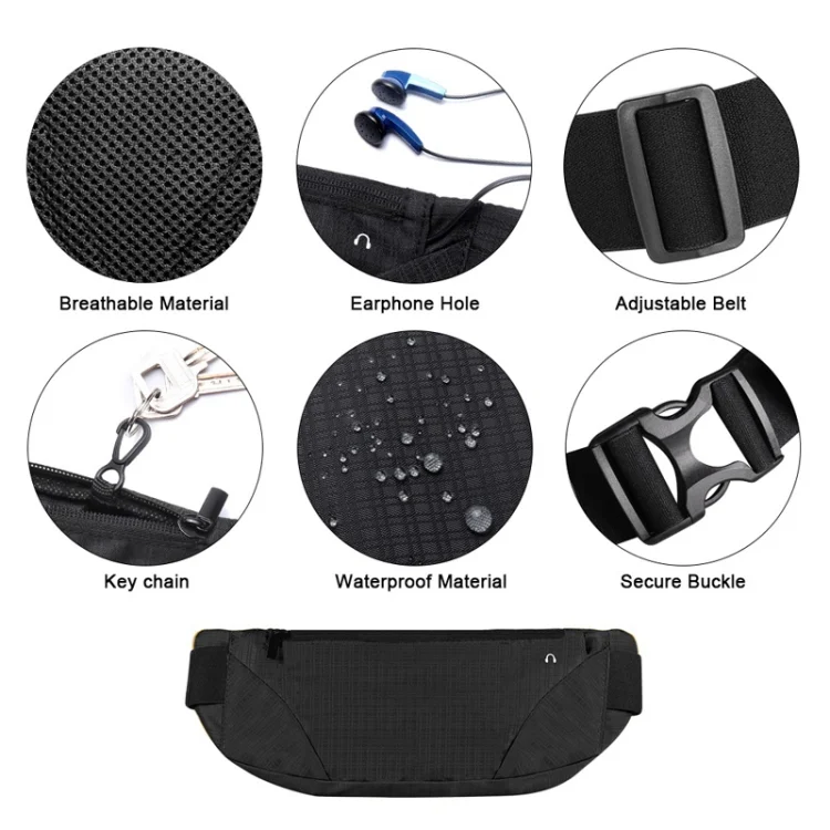 TBD0602485801_B4.webp Outdoor Sports Running Ultra-light Large-capacity Close-fitting Phone Waist Bag - Image 5