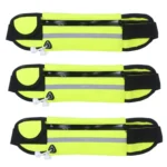 3PCS Outdoor Sports Large Capacity Portable Sweatproof Waist Bag
