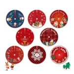 Christmas Tree Skirt Carpet Tree Bottom Cover Cloth Mat - Image 5