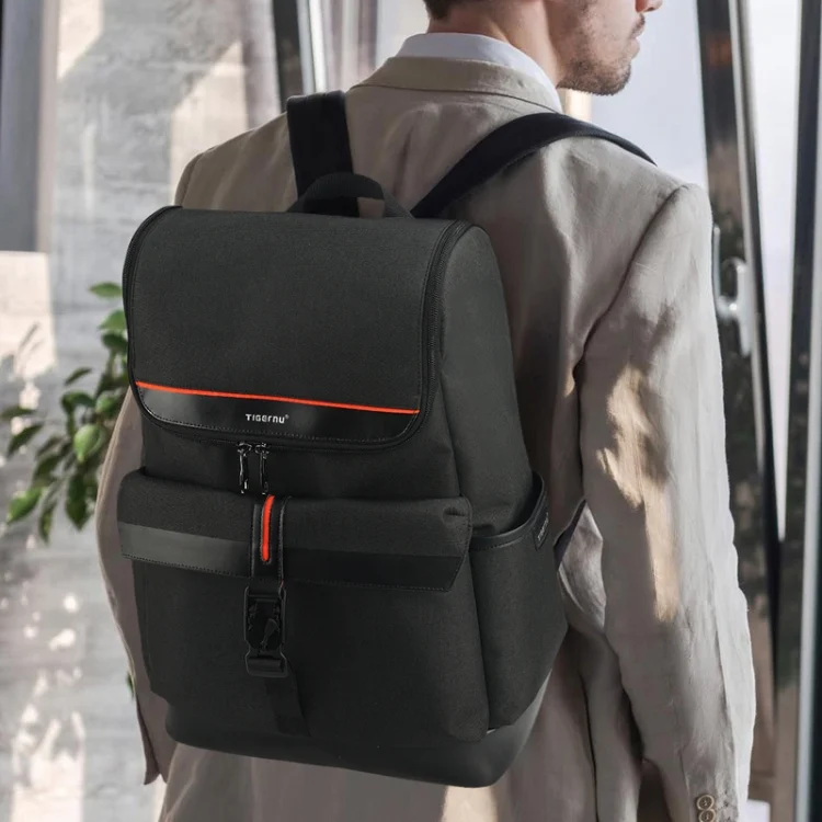 TBD0602489101_B6.webp Tigernu T-B9023 Casual Business Men Backpack Simple Laptop Computer Bag - Image 7