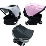 Universal Baby Stroller Accessories Sun Shade Cover With Visible Sunroof - Image 2