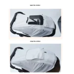 Universal Baby Stroller Accessories Sun Shade Cover With Visible Sunroof - Image 5