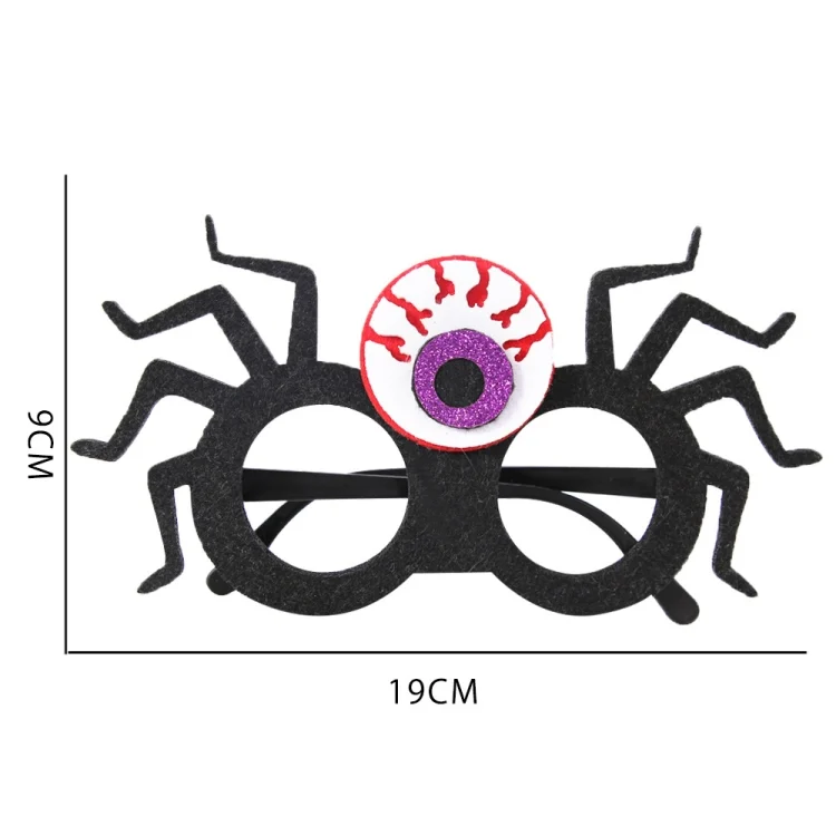 TBD0602493601_1.webp Halloween Decoration Funny Glasses Party Skeleton Spider Horror Props - Image 6