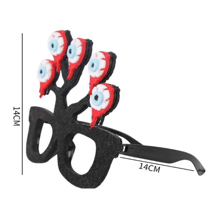 TBD0602493601_B1.webp Halloween Decoration Funny Glasses Party Skeleton Spider Horror Props - Image 2