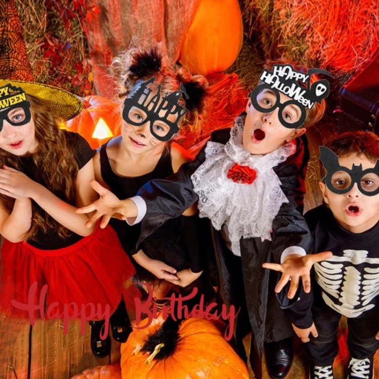 TBD0602493601_B4.webp Halloween Decoration Funny Glasses Party Skeleton Spider Horror Props - Image 5