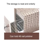 Dustproof Blue Light Disinfection Nail Polisher Storage Box - Image 3