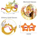 3 PCS Happy Birthday Theme Party Glasses Photo Decoration Prop, Shape: - Image 3