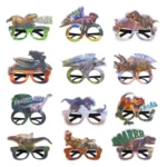 3 PCS Dinosaur Funny Glasses Birthday Party Decoration Photo Props - Image 2