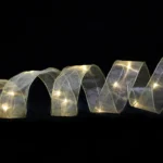 Christmas Ornament Double Light Board Yarn Ribbon String Lights