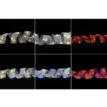 Christmas Ornament Double Light Board Yarn Ribbon String Lights - Image 2