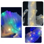 Christmas Ornament Double Light Board Yarn Ribbon String Lights - Image 6
