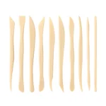 2 Sets 10 In 1  Imitation Wood Clay Sculpture Multi-combination Carving Knife Pottery Tool
