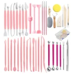 42 In 1 Clay Tool Hook Line Pen Pottery Carving Knife Set - Image 2