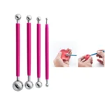 37 In 1 Pottery Tool Set Includes Carving Knife & Turntable & Brush & 96-hole Easel - Image 5