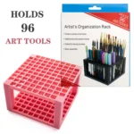 37 In 1 Pottery Tool Set Includes Carving Knife & Turntable & Brush & 96-hole Easel - Image 7