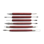 15 In 1 Pottery Tools Set Includes Clay Carving Knife & Detailing Needle Scraper Sponge Cutter - Image 4