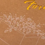 10 PCS Retro Hollow Kraft Blessing Card with Envelope - Image 4