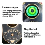 Halloween One-eyed Doorbell Glowing Horror Sound Decoration Pendant - Image 5