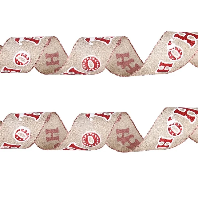 TBD0602507401A.webp Christmas Letters DIY Imitation Linen Roll Decoration Gift Material Pack - Image 1