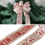 Christmas Letters DIY Imitation Linen Roll Decoration Gift Material Pack - Image 4
