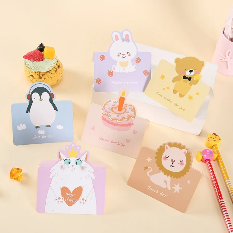 TBD0602507701_B1.webp 100 PCS Cute Cartoon Birthday Cards - Image 2